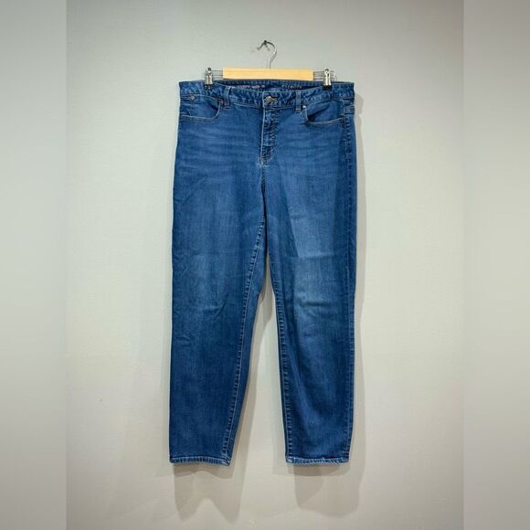 Talbots Curvy Fit Ankle Jeans Size 16 EUC - Picture 1 of 5